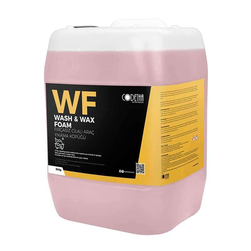 WF Wash&Wax Eco (Cilalı Fırçasız Yıkama Köpüğü) 22 Ltr